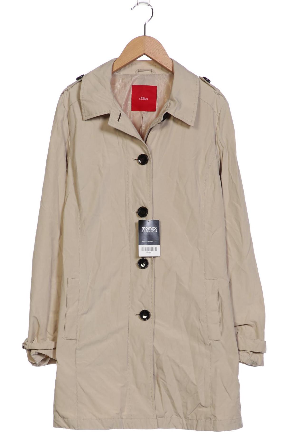 

s.Oliver Damen Mantel, beige, Gr. 32