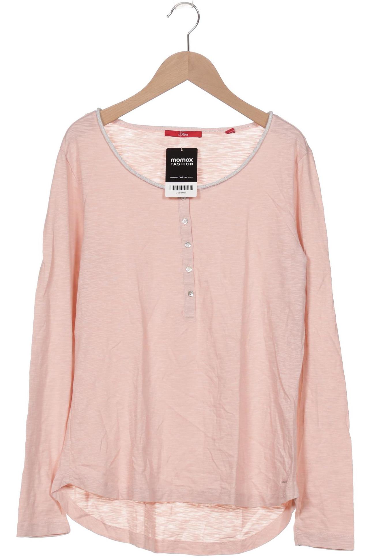 

s.Oliver Damen Langarmshirt, pink, Gr. 38