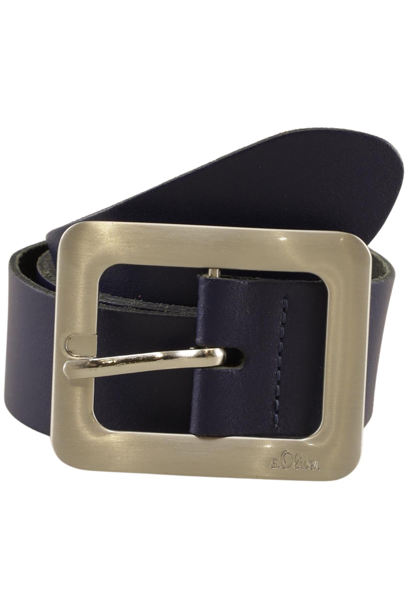 

s.Oliver Damen Gürtel, marineblau, Gr. 90