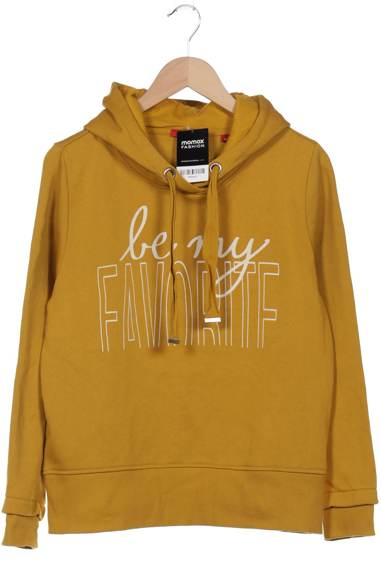 

s.Oliver Damen Kapuzenpullover, gelb, Gr. 40