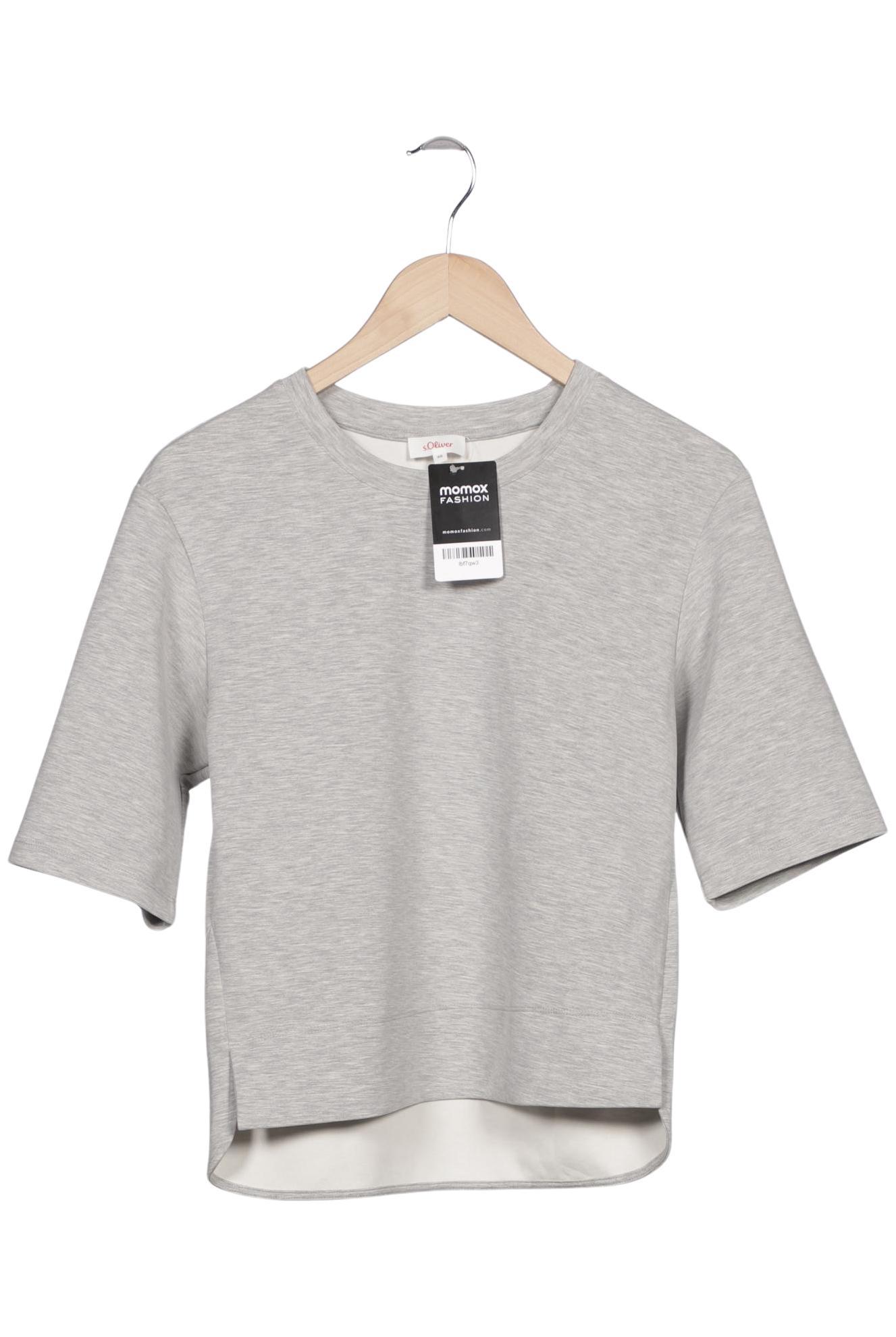 

s.Oliver Damen T-Shirt, grau, Gr. 34