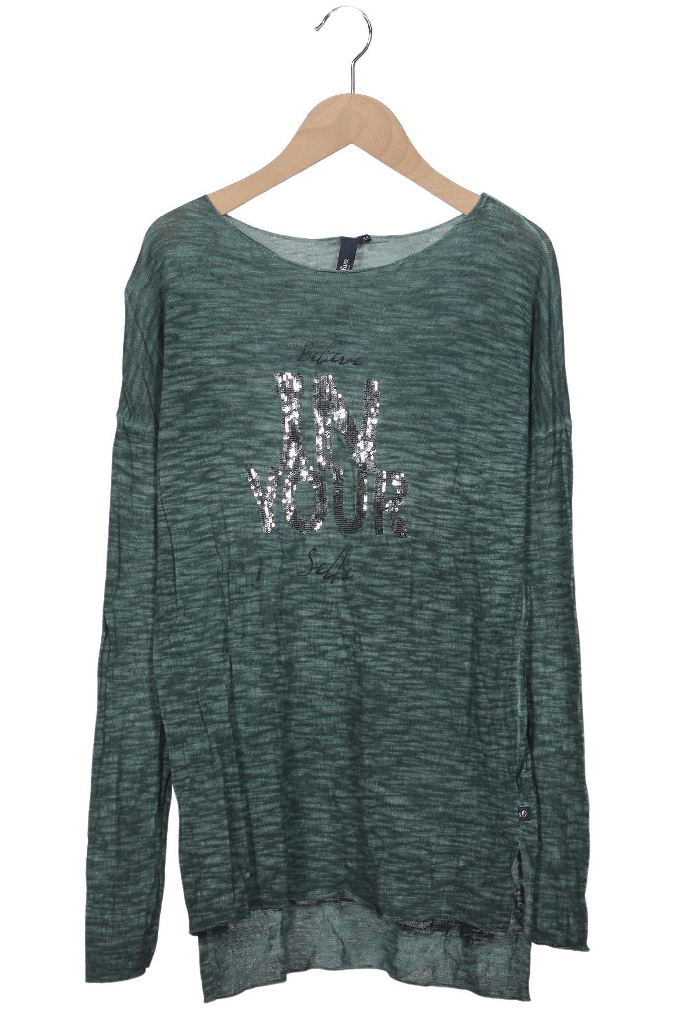 

s.Oliver Damen Pullover, grün, Gr. 34