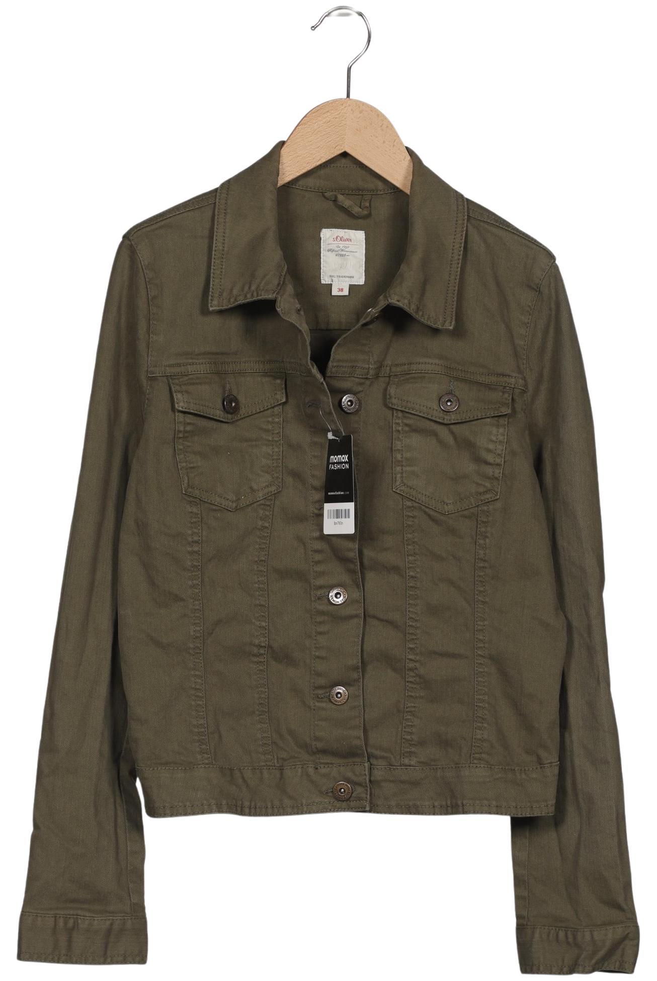 

s.Oliver Damen Jacke, grün, Gr. 38