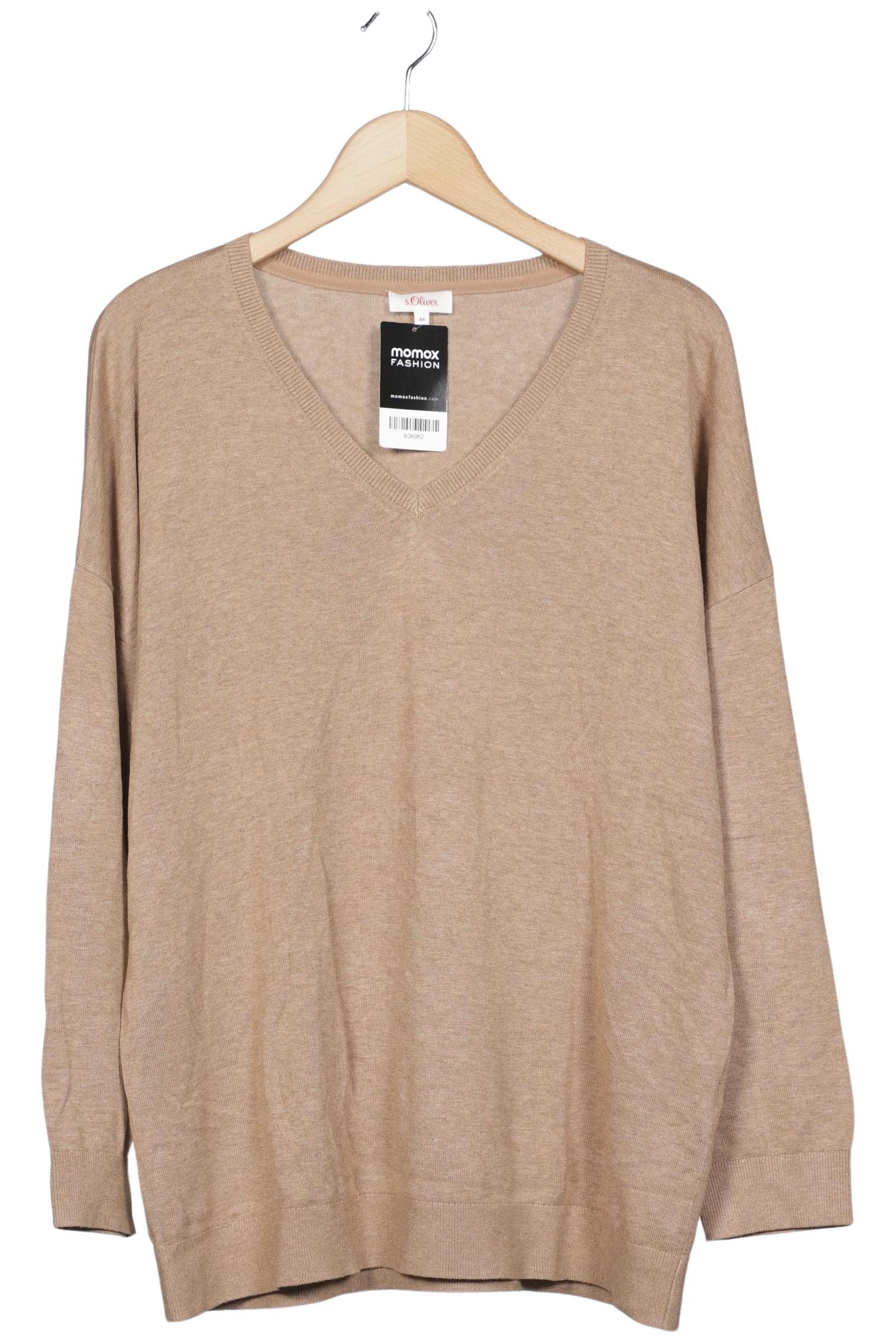 

s.Oliver Damen Pullover, beige, Gr. 44
