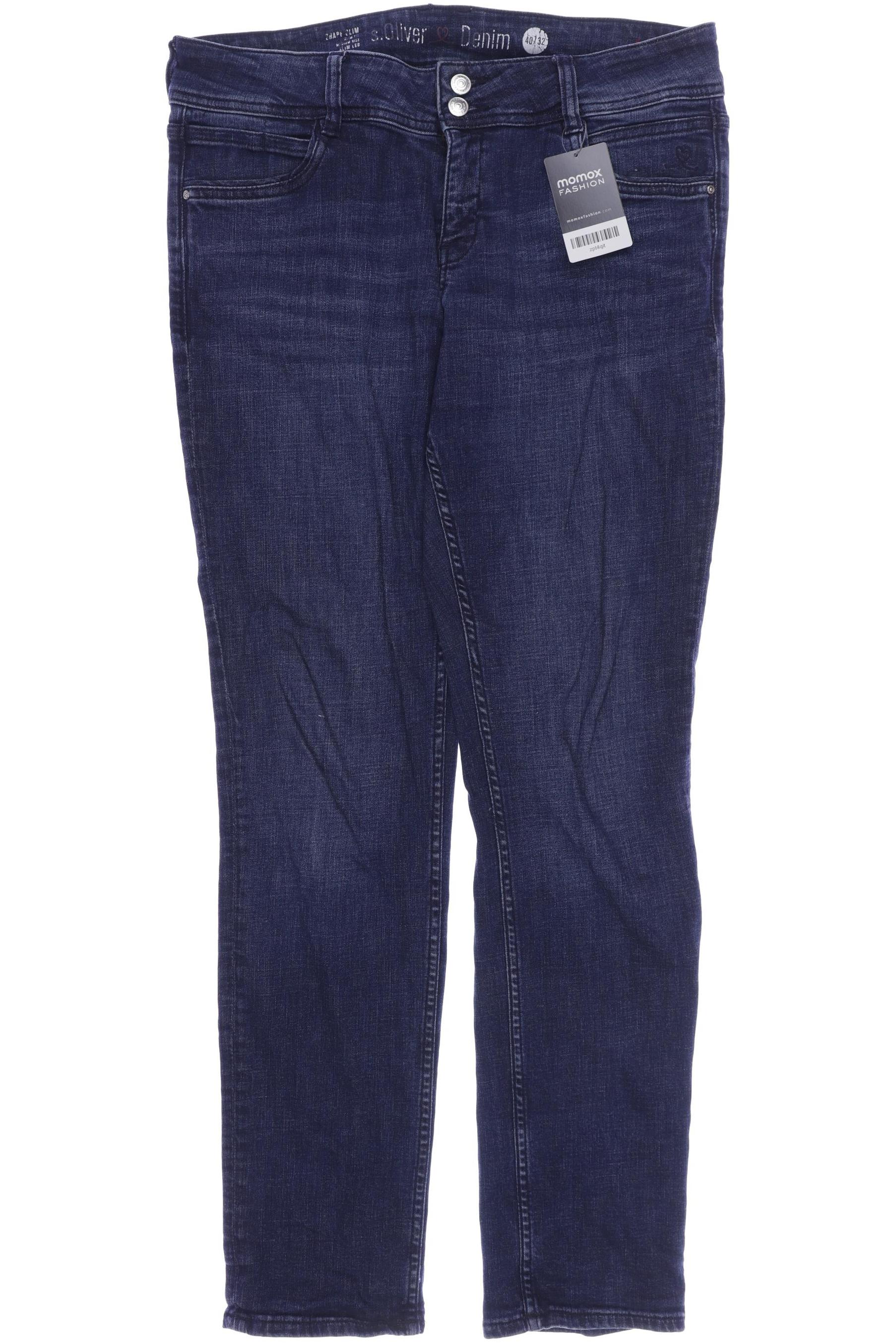 

s.Oliver Damen Jeans, marineblau