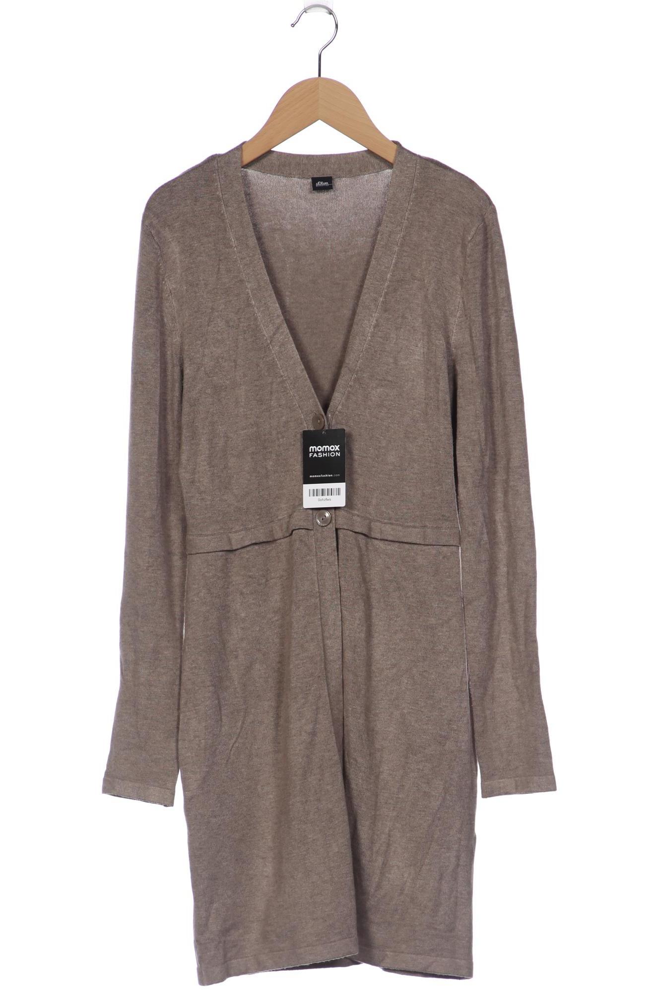 

s.Oliver Damen Strickjacke, braun, Gr. 36