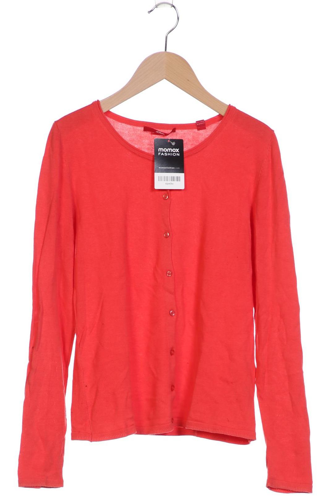 

s.Oliver Damen Strickjacke, orange, Gr. 36