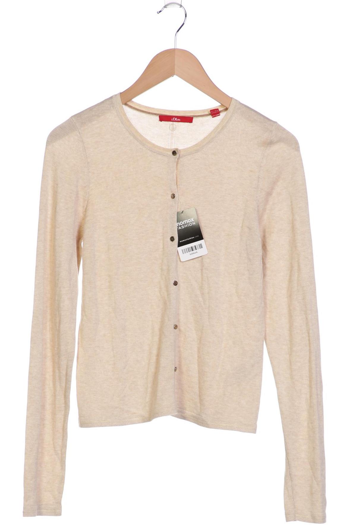 

s.Oliver Damen Strickjacke, beige, Gr. 36