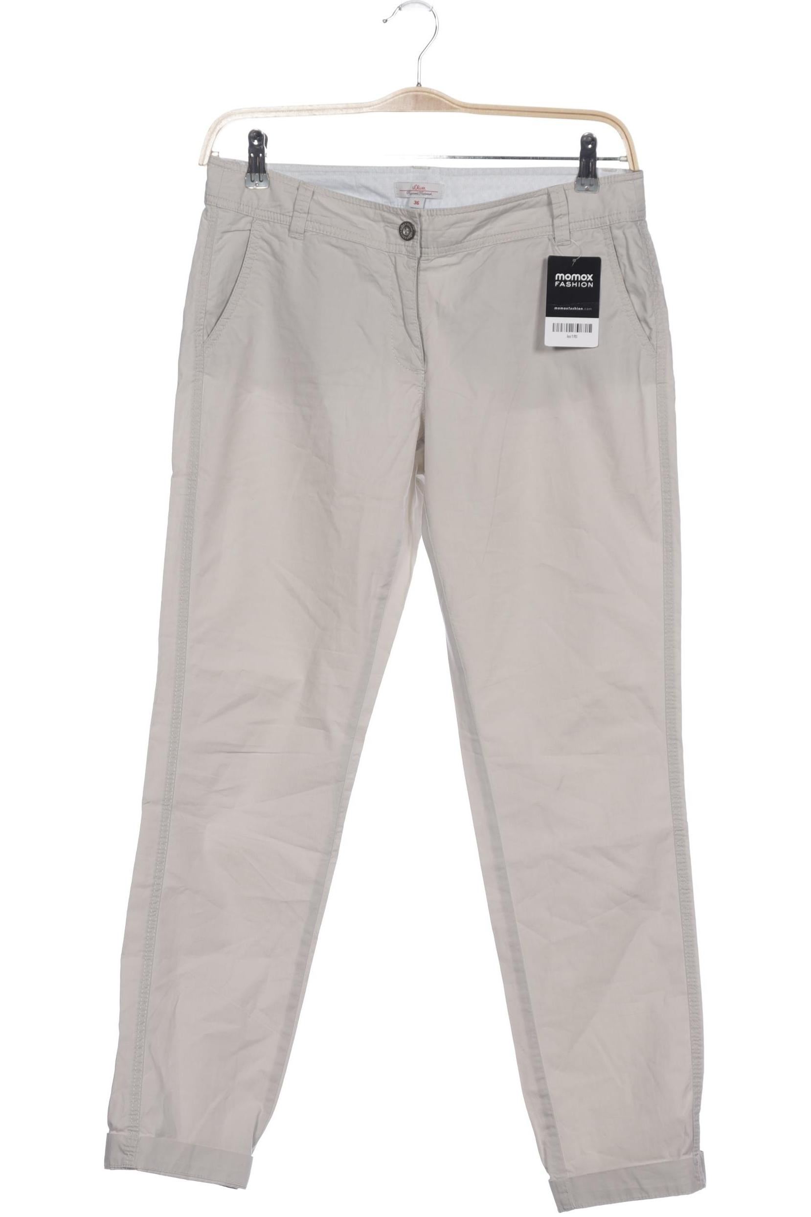 

s.Oliver Damen Stoffhose, beige, Gr. 36