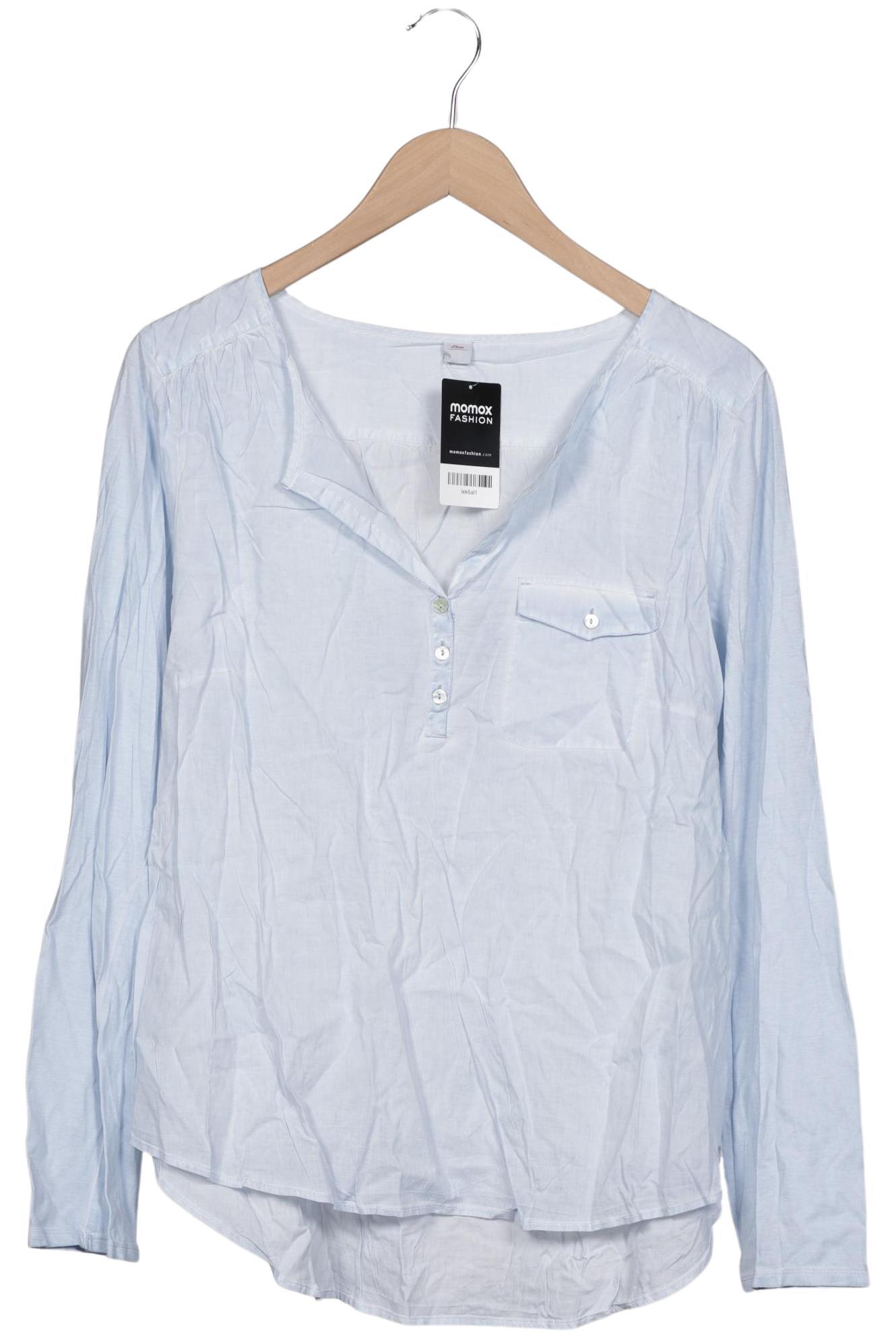 

s.Oliver Damen Bluse, hellblau, Gr. 44