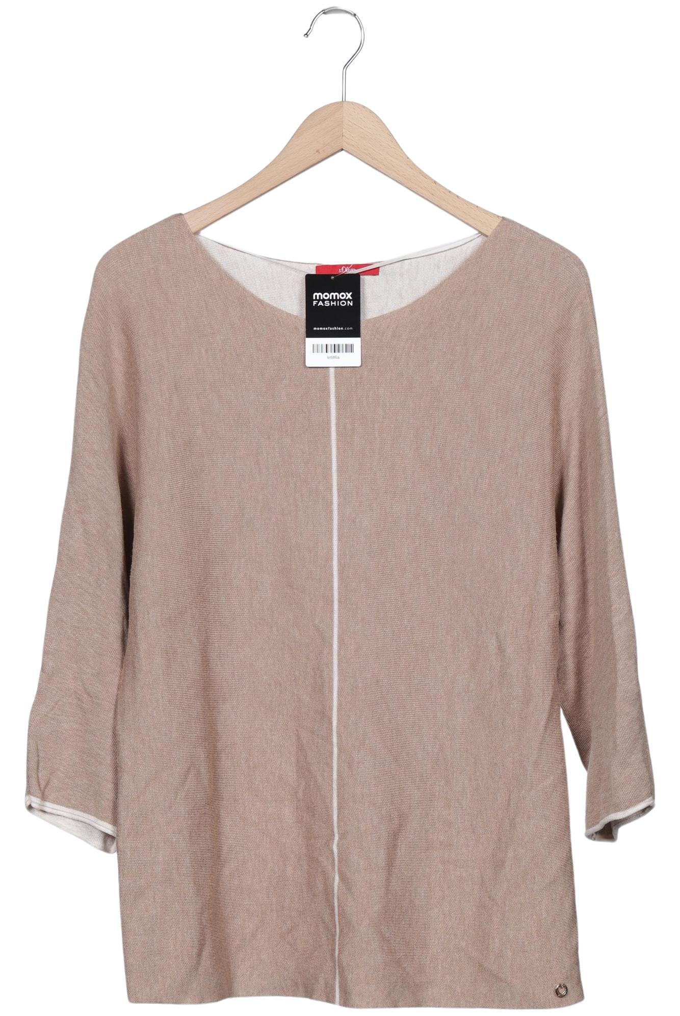

s.Oliver Damen Pullover, beige, Gr. 40