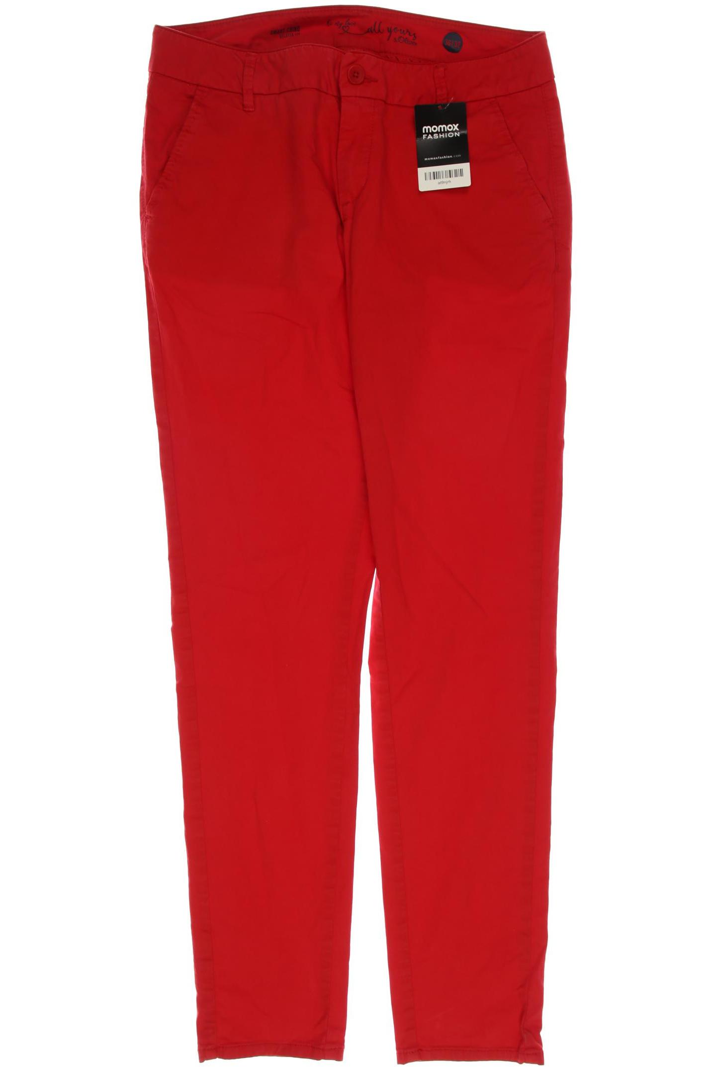 

s.Oliver Damen Stoffhose, rot, Gr. 36
