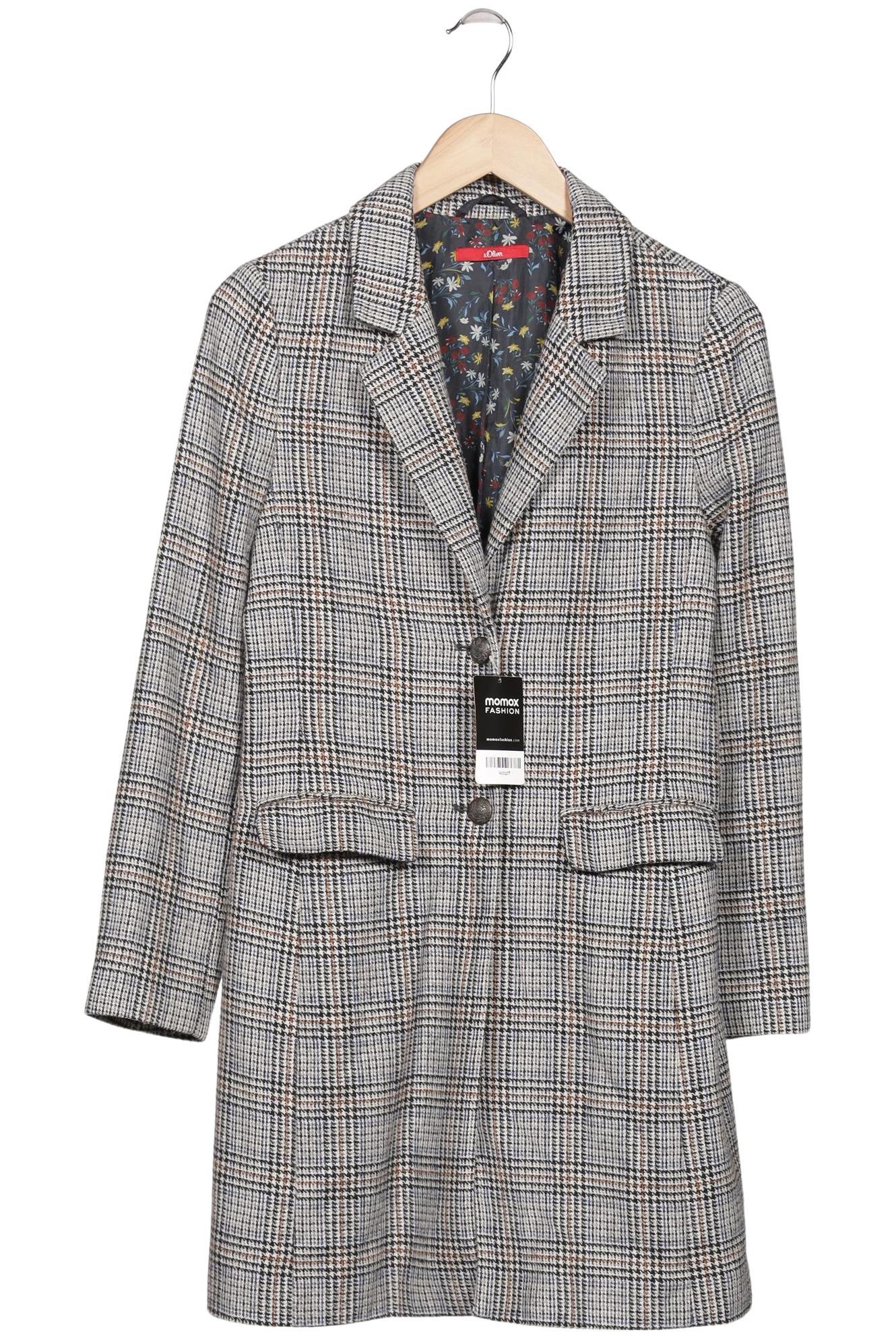 

s.Oliver Damen Mantel, grau, Gr. 34