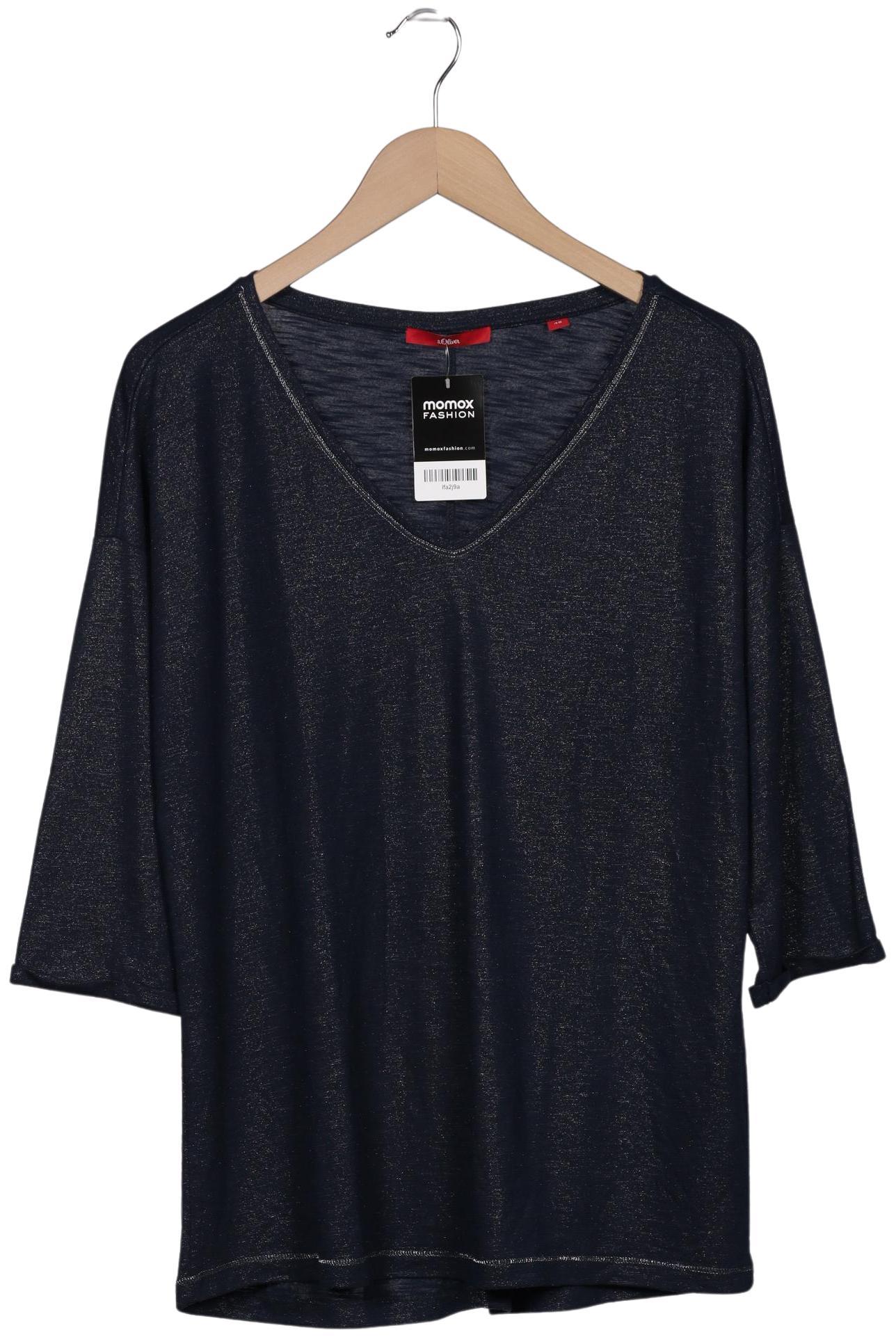 

s.Oliver Damen Langarmshirt, marineblau, Gr. 46