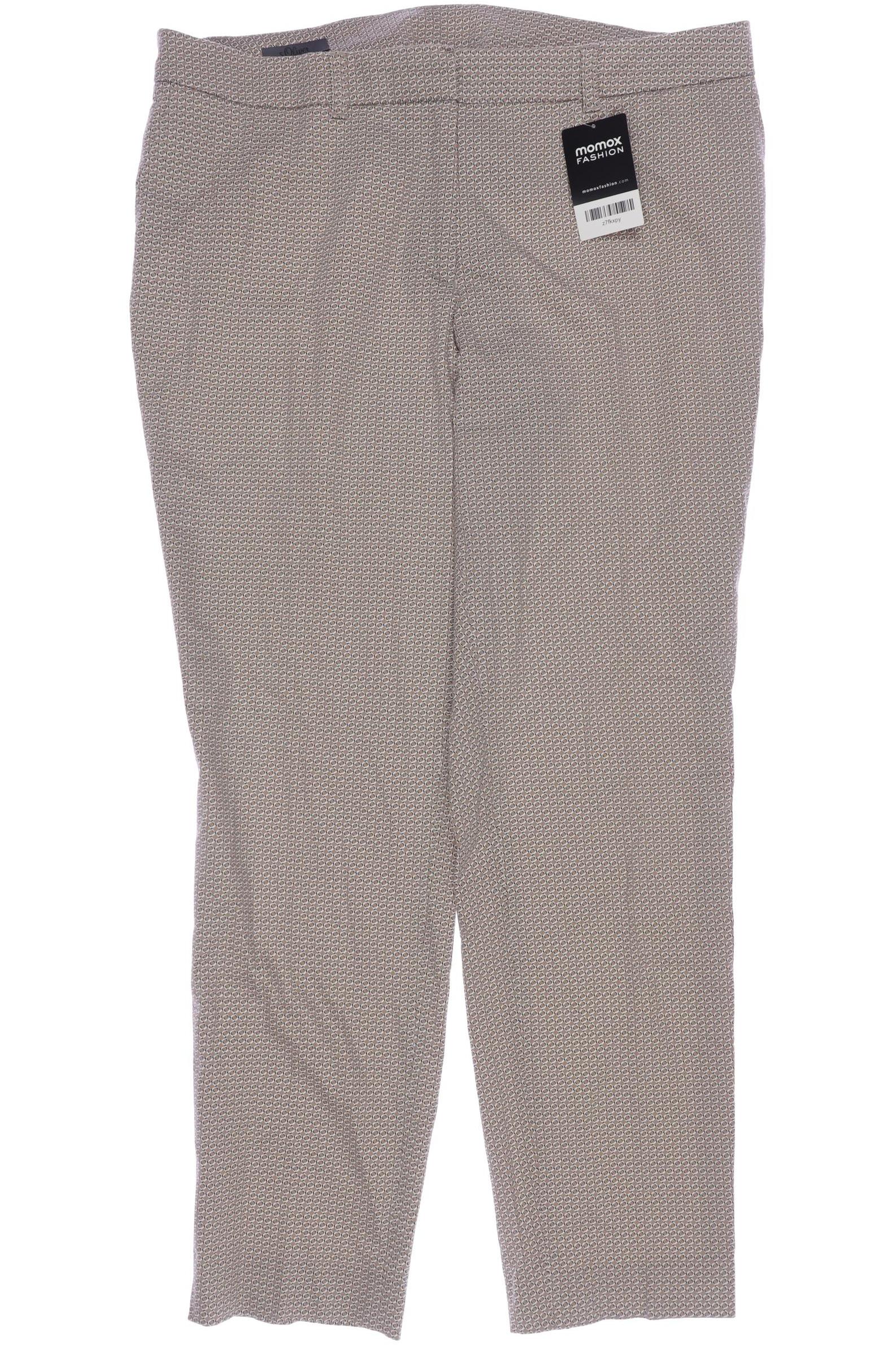 

s.Oliver Damen Stoffhose, beige, Gr. 44