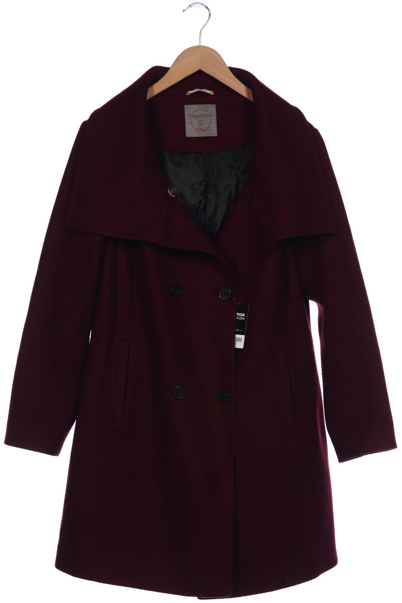 

s.Oliver Damen Mantel, bordeaux