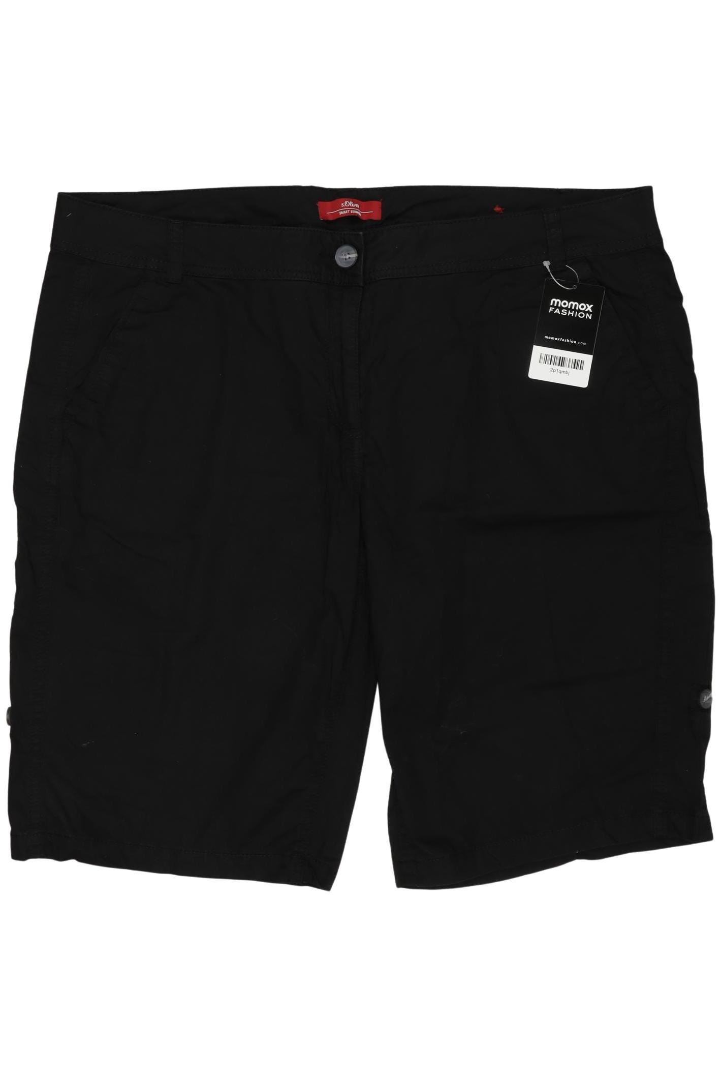 

s.Oliver Damen Shorts, schwarz, Gr. 46
