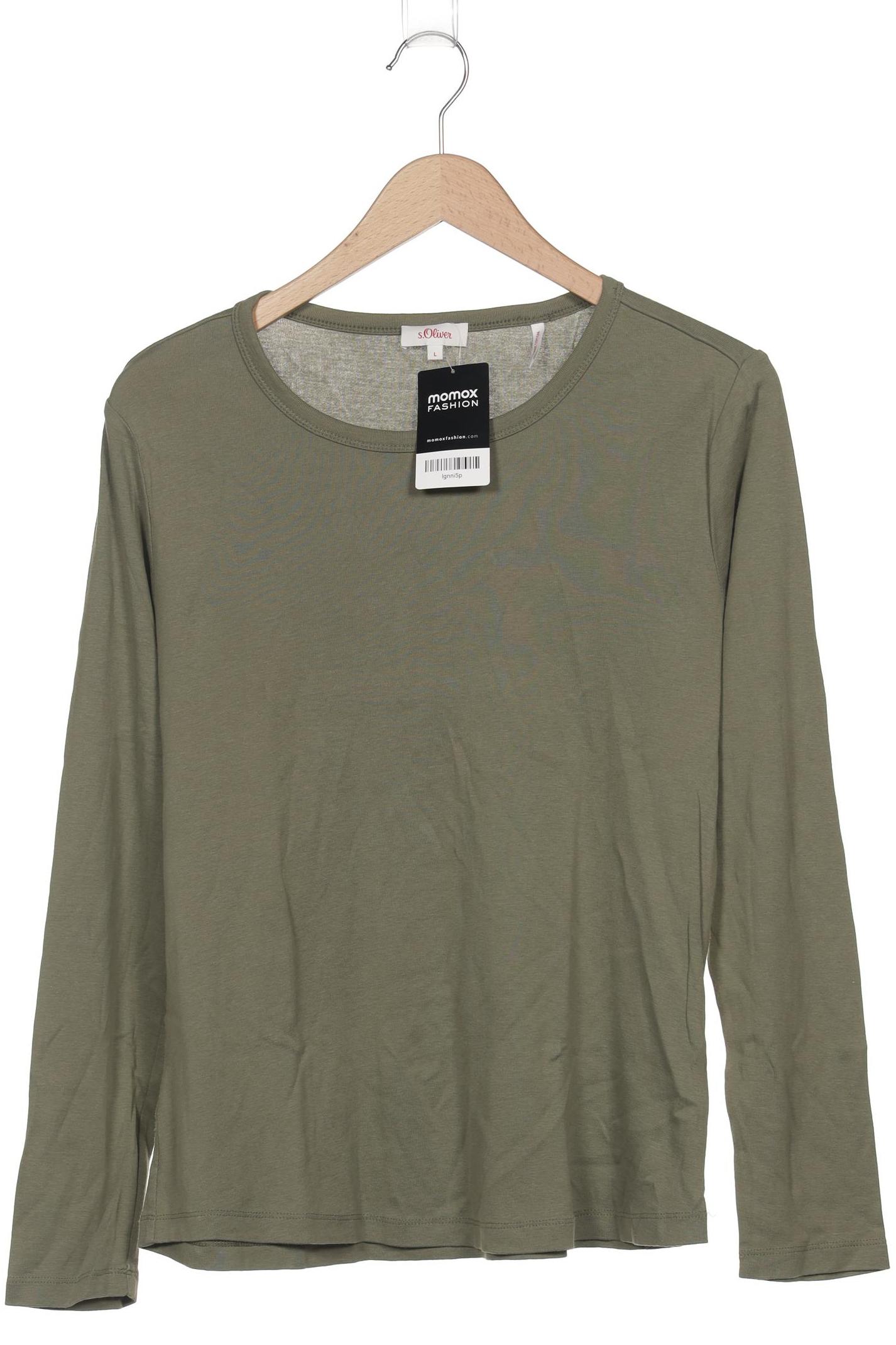 

s.Oliver Damen Langarmshirt, grün, Gr. 42