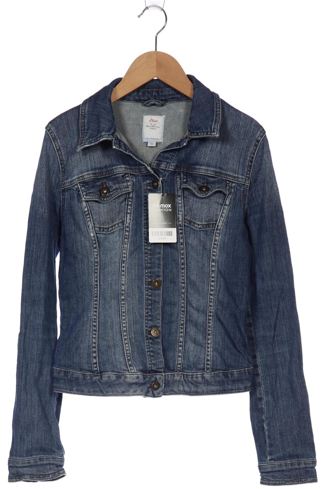 

s.Oliver Damen Jacke, blau, Gr. 34