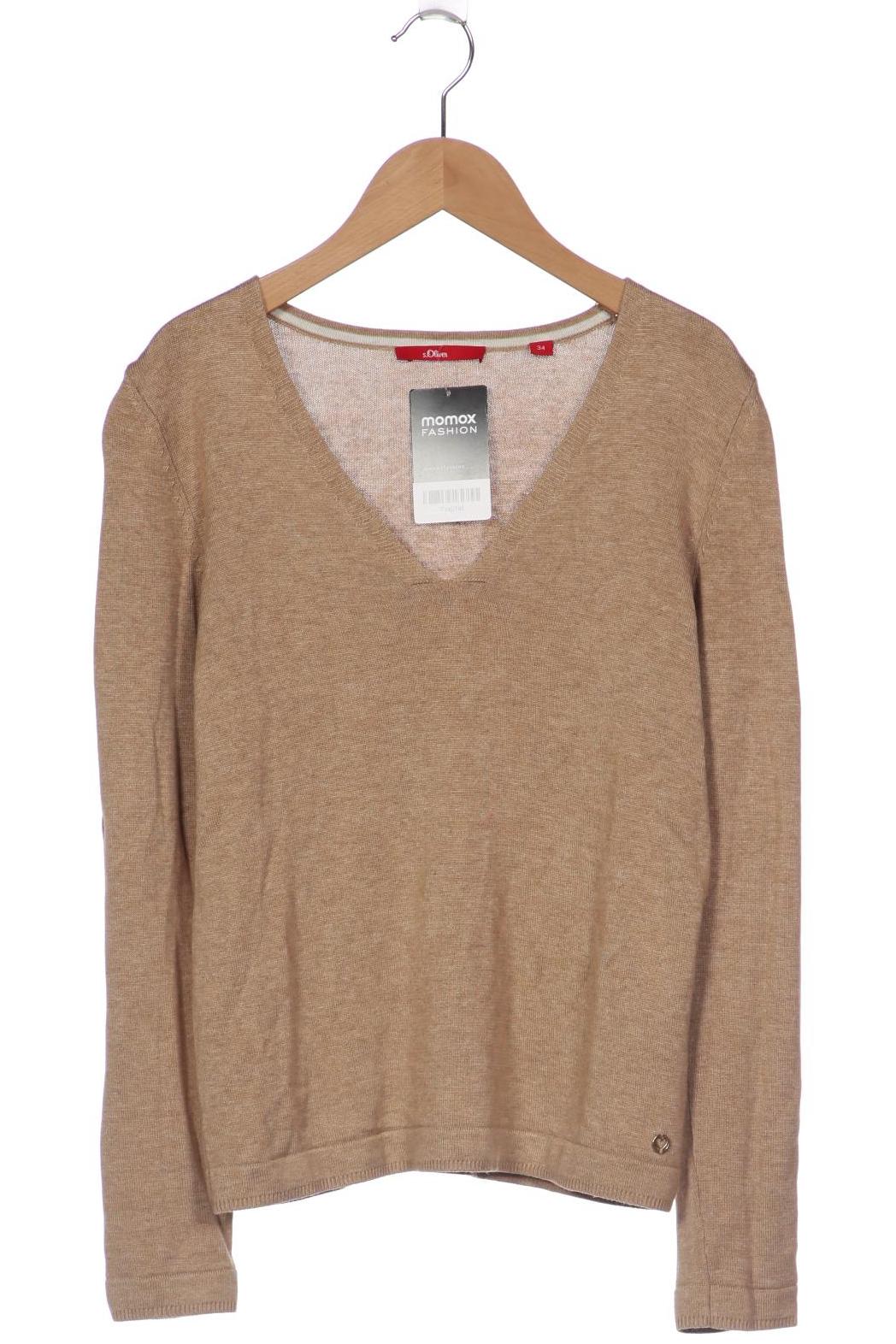 

s.Oliver Damen Pullover, beige, Gr. 34