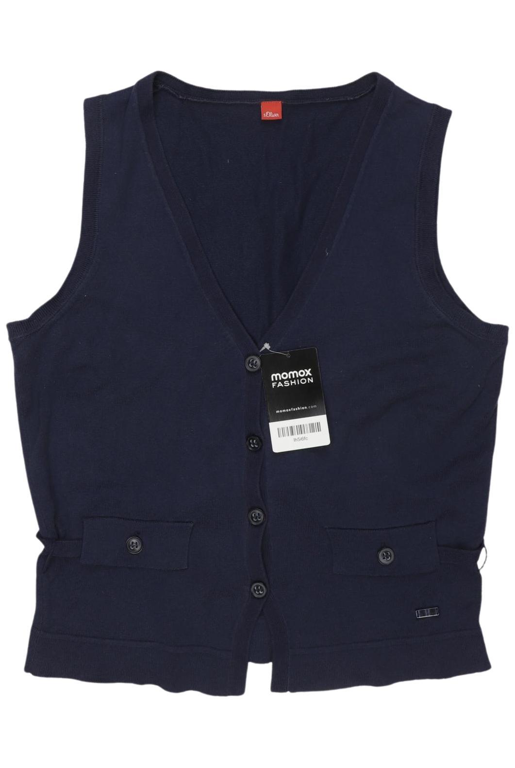 

s.Oliver Damen Weste, marineblau, Gr. 38