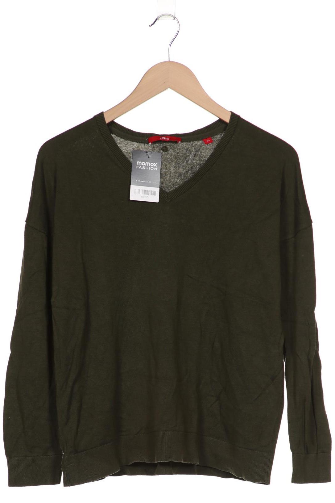 

s.Oliver Damen Pullover, grün