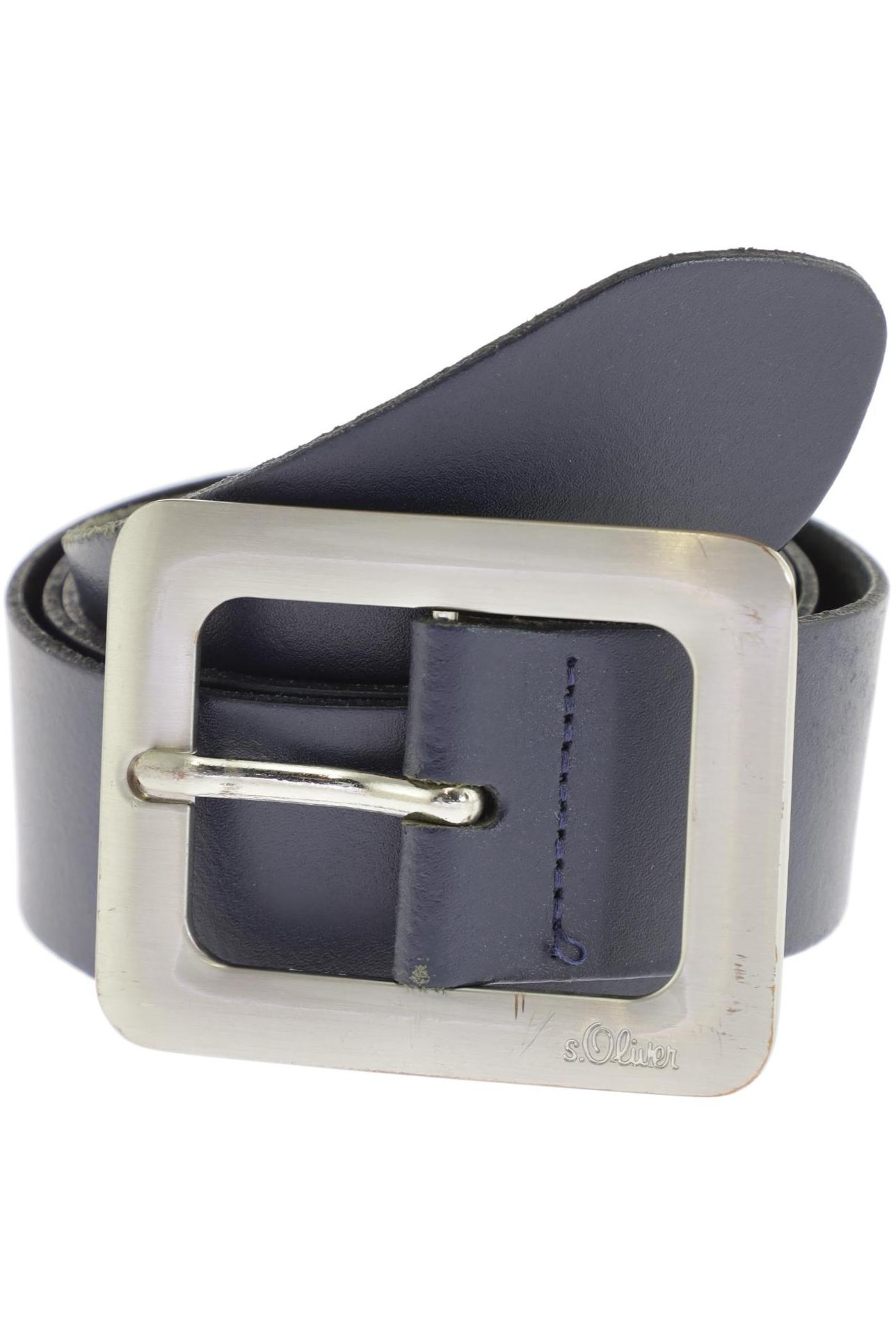 

s.Oliver Damen Gürtel, marineblau, Gr. 100