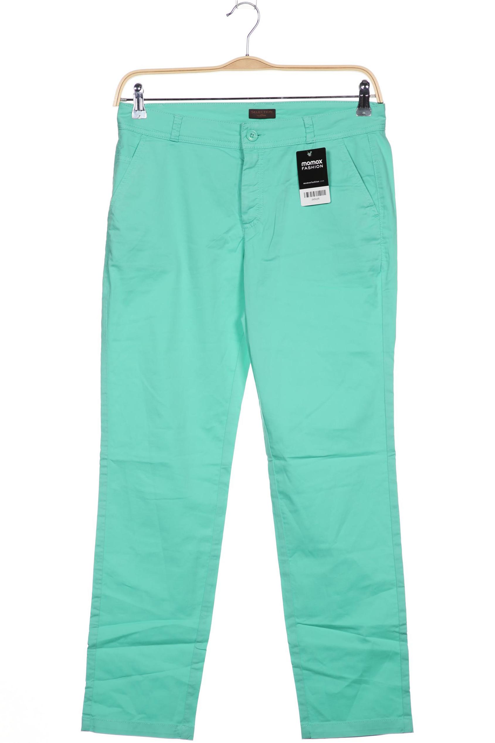 

s.Oliver Damen Stoffhose, hellgrün, Gr. 38