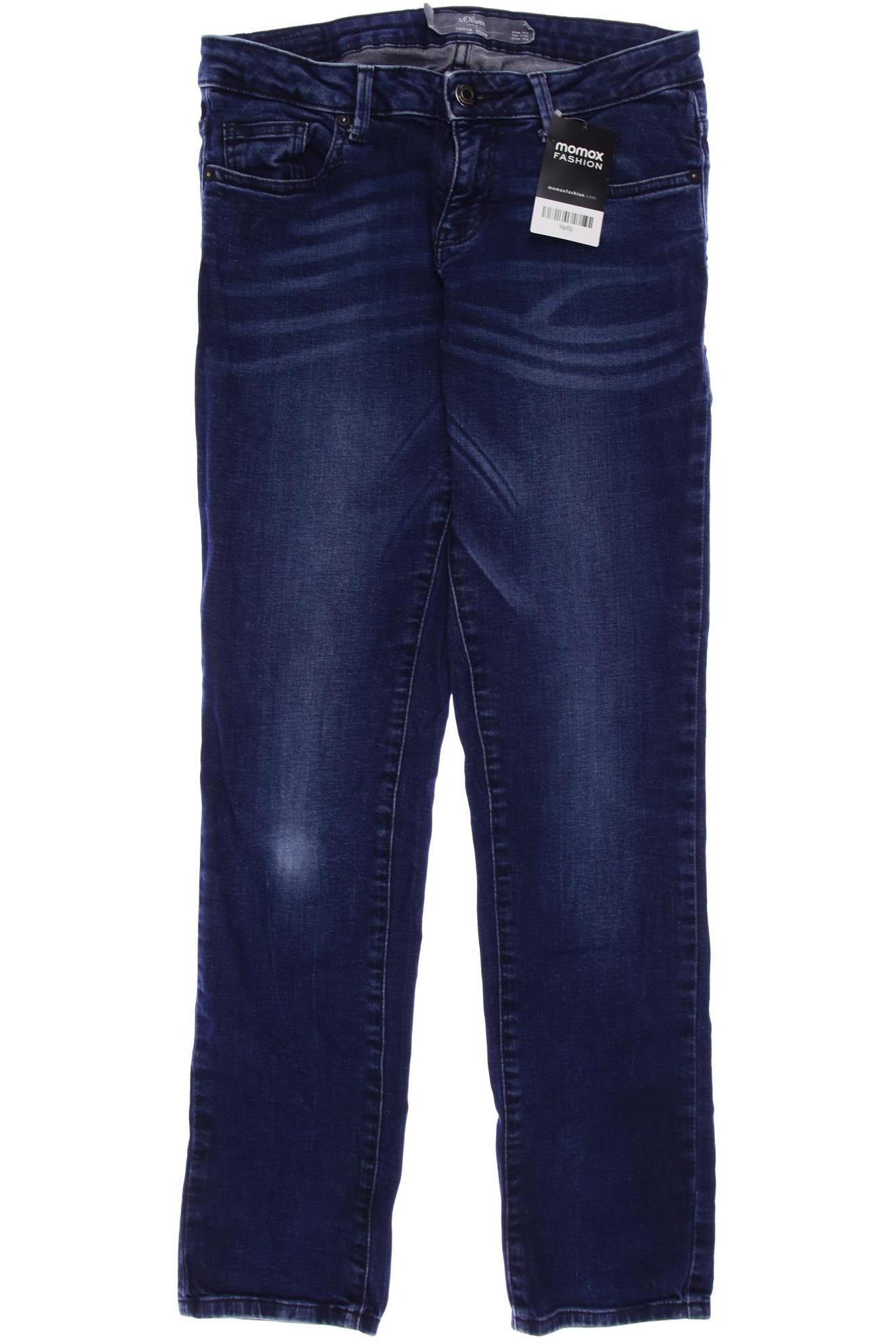 

s.Oliver Damen Jeans, marineblau