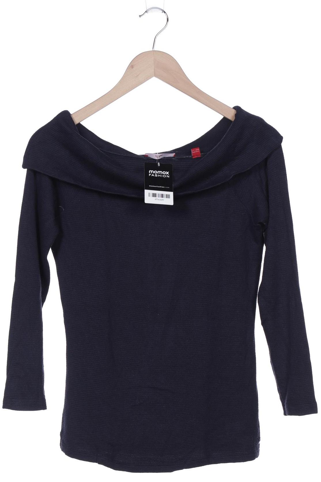 

s.Oliver Damen Langarmshirt, marineblau, Gr. 38