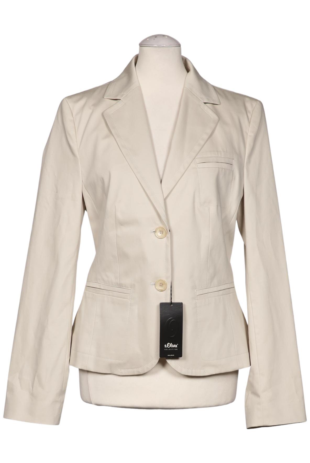 

s.Oliver Damen Blazer, beige, Gr. 36