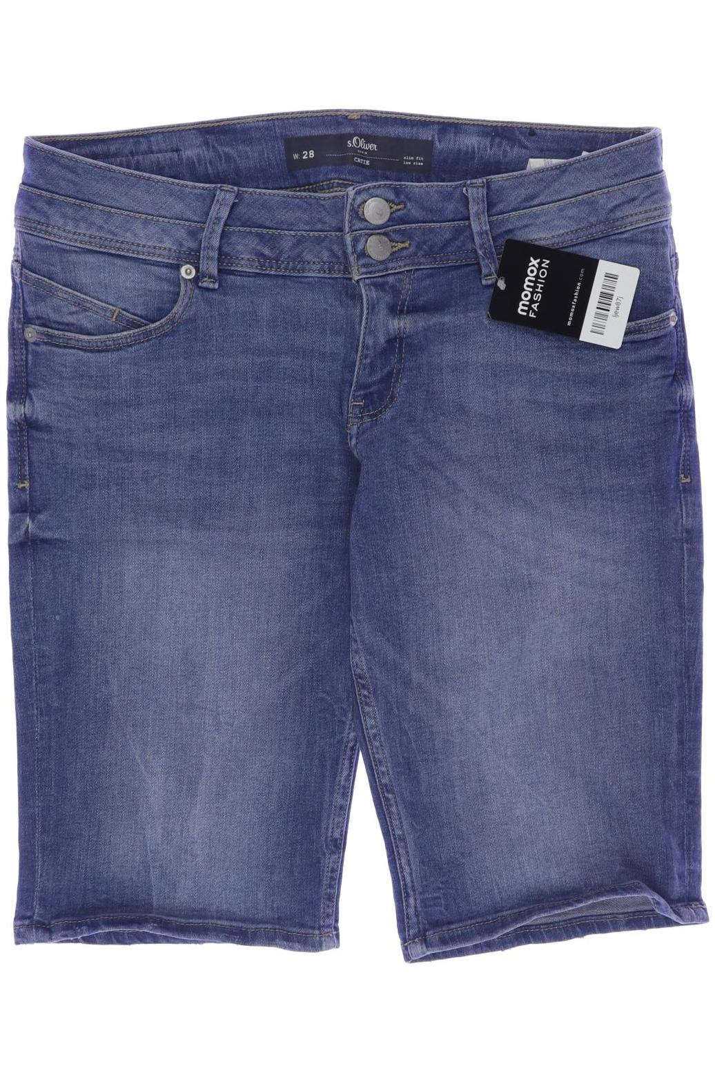 

s.Oliver Damen Shorts, blau, Gr. 28
