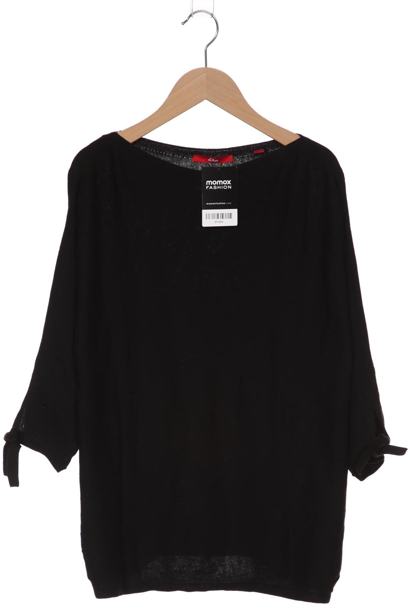 

s.Oliver Damen Pullover, schwarz