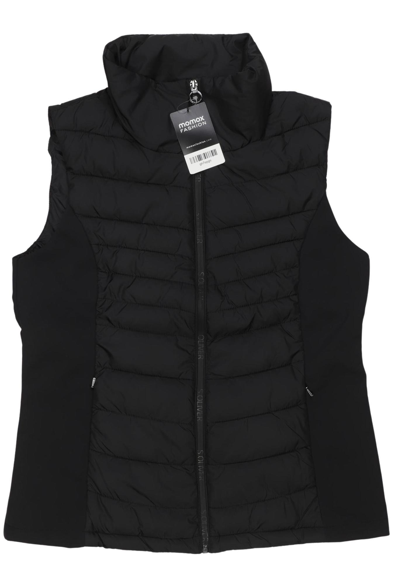 

s.Oliver Damen Weste, schwarz, Gr. 38