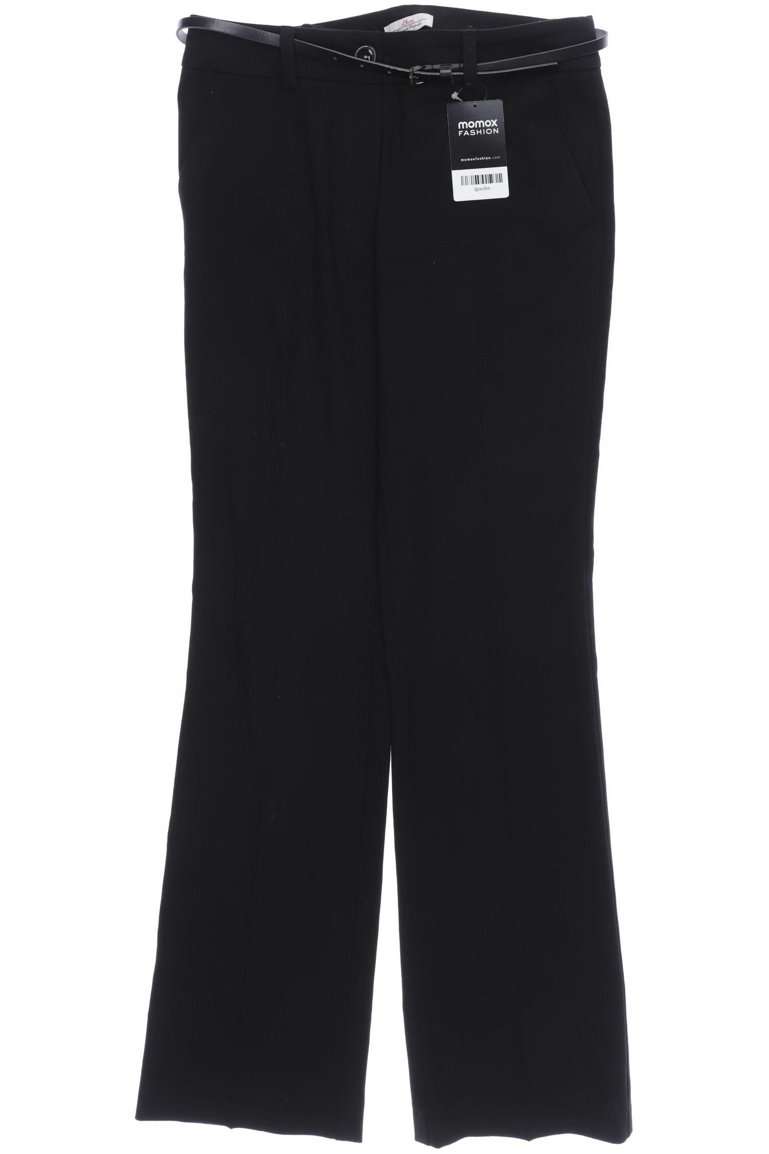 

s.Oliver Damen Stoffhose, schwarz, Gr. 34