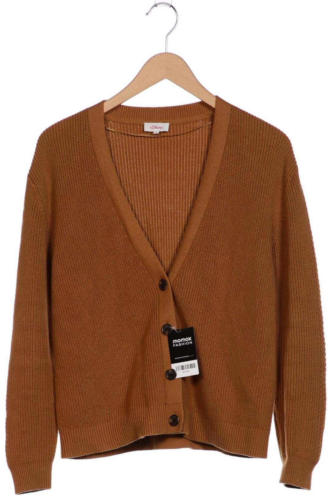 

s.Oliver Damen Strickjacke, braun, Gr. 36