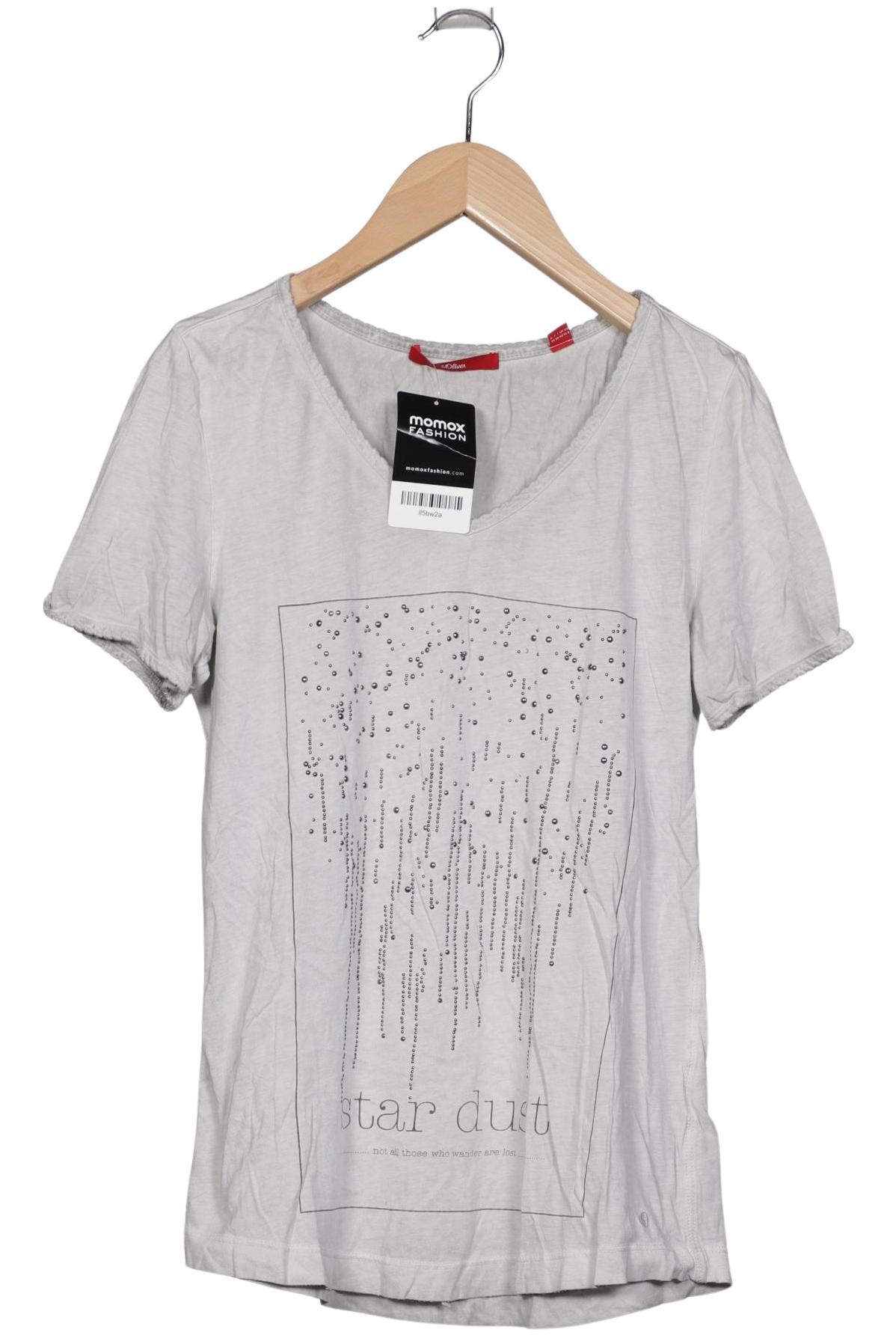 

s.Oliver Damen T-Shirt, grau, Gr. 36
