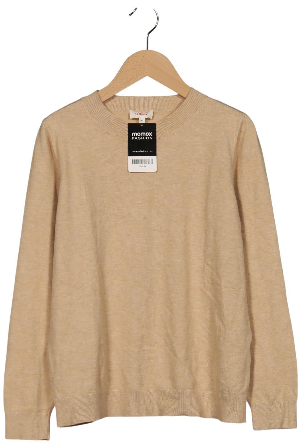 

s.Oliver Damen Pullover, beige, Gr. 40