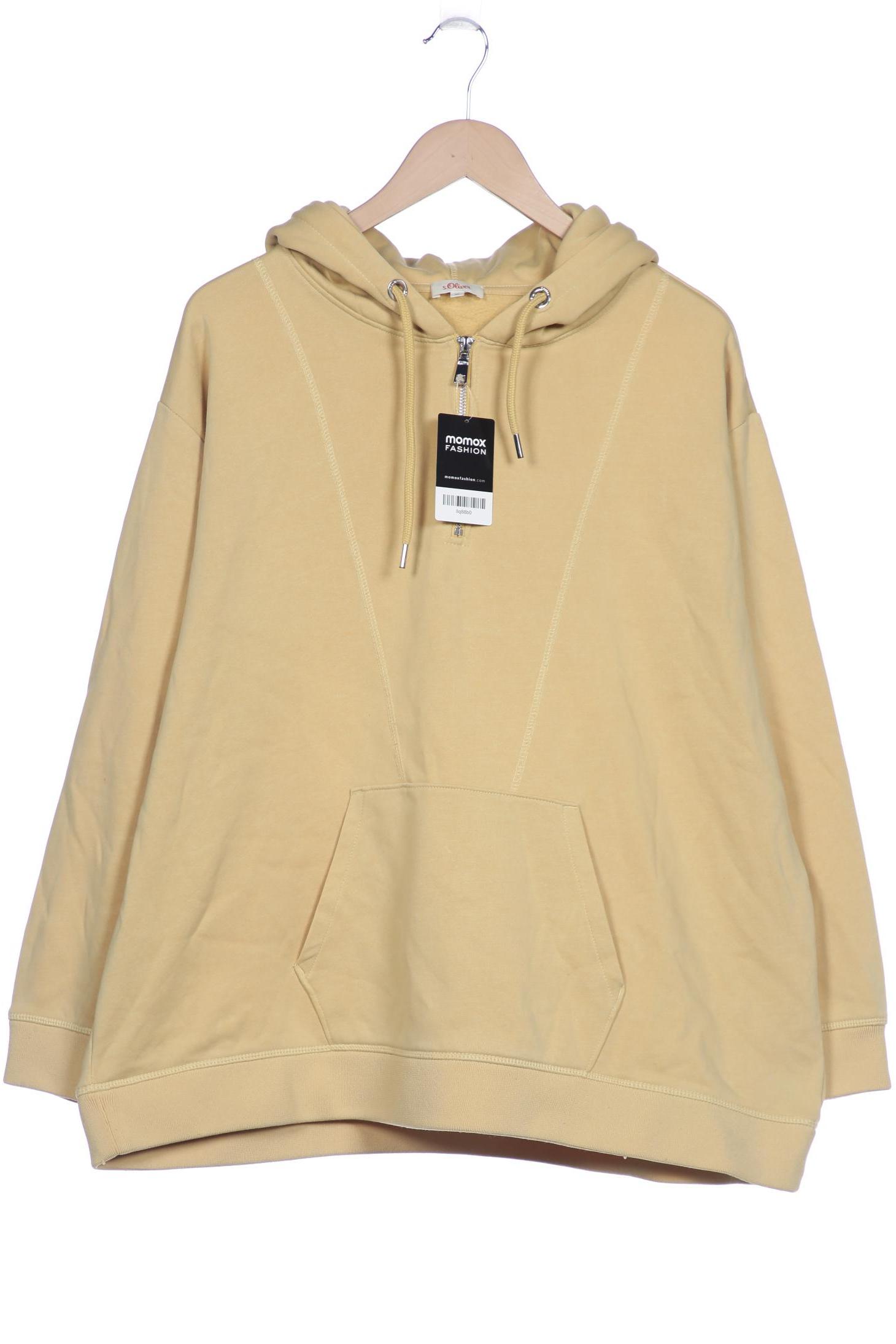 

s.Oliver Damen Kapuzenpullover, gelb, Gr. 44