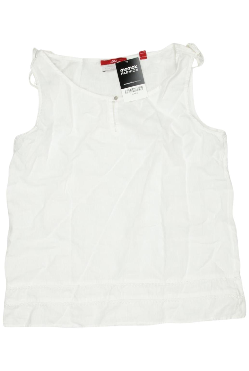 

s.Oliver Damen Top, weiß, Gr. 36
