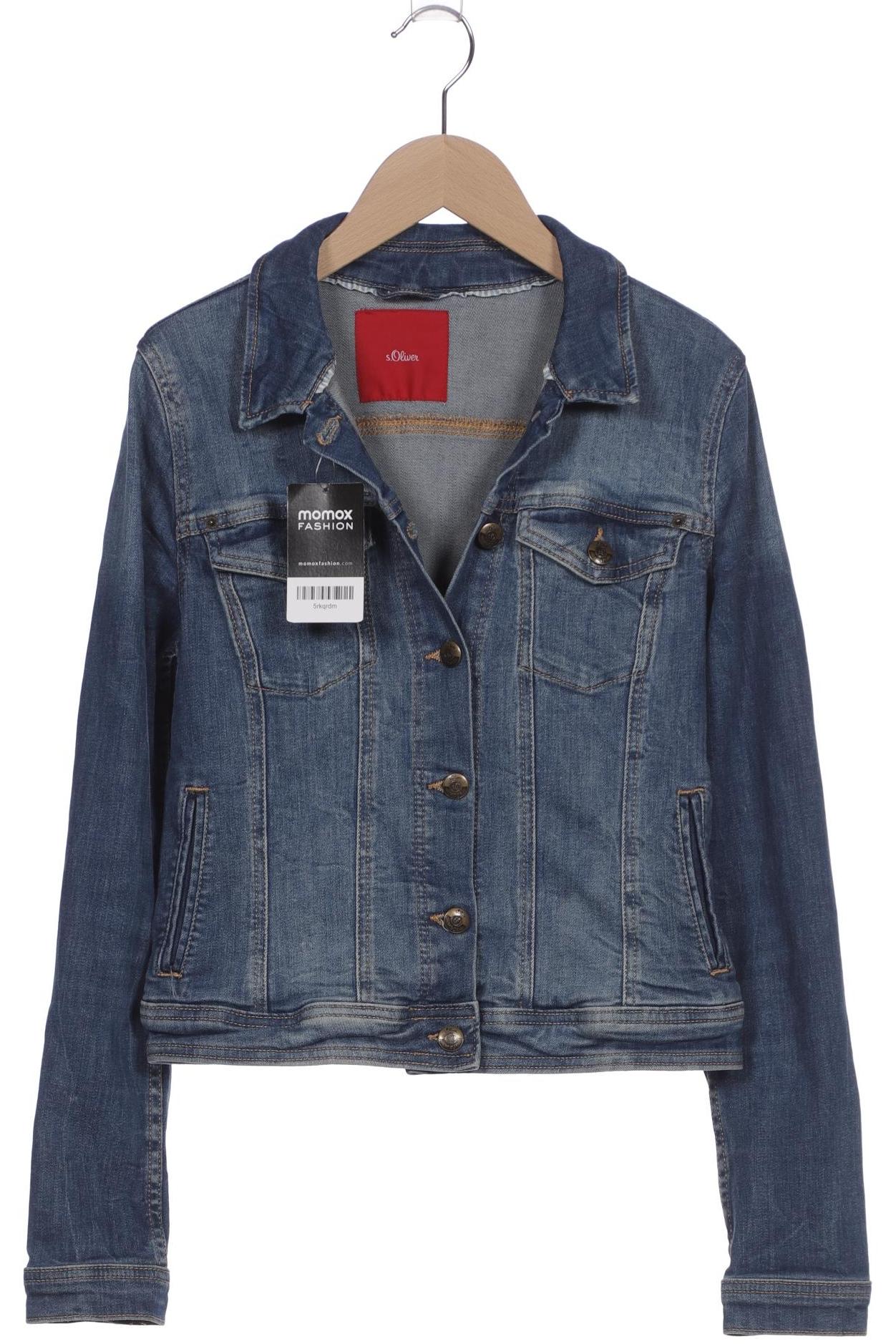 

s.Oliver Damen Jacke, blau, Gr. 34