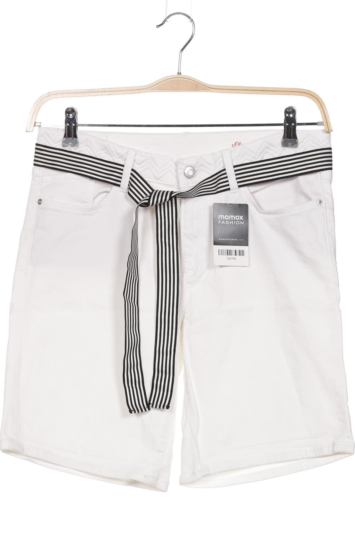 

s.Oliver Damen Shorts, weiß, Gr. 38