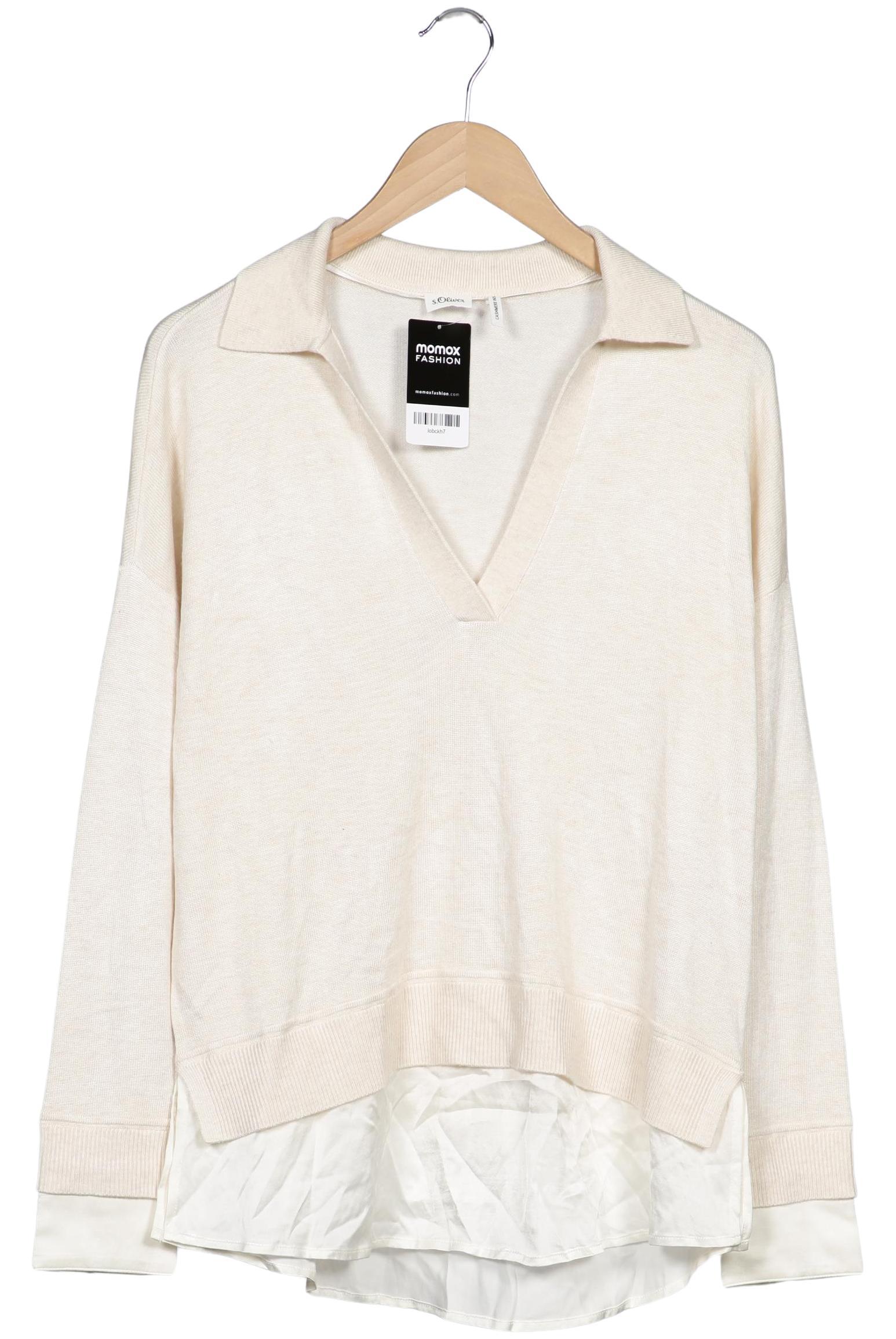

s.Oliver Damen Pullover, cremeweiß, Gr. 34