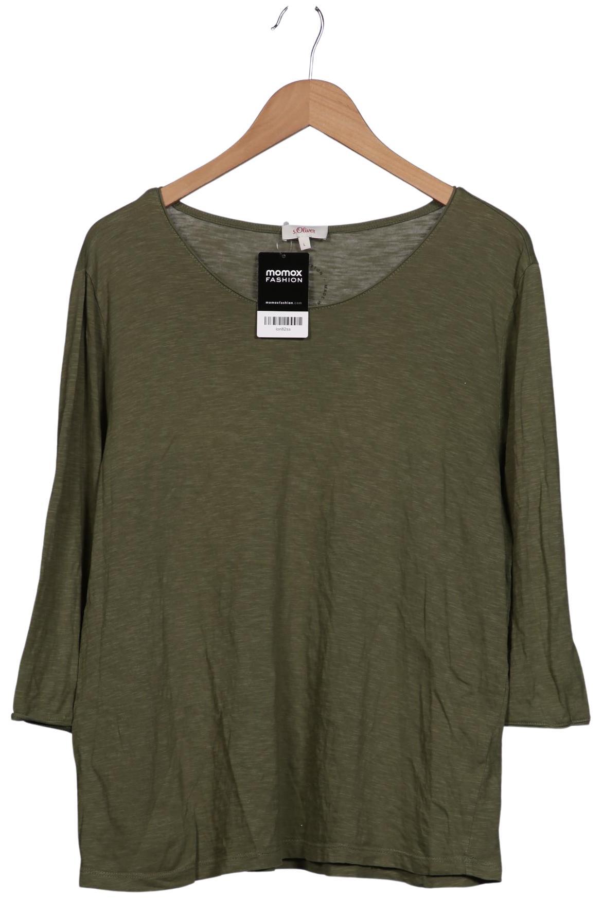 

s.Oliver Damen Langarmshirt, grün, Gr. 42