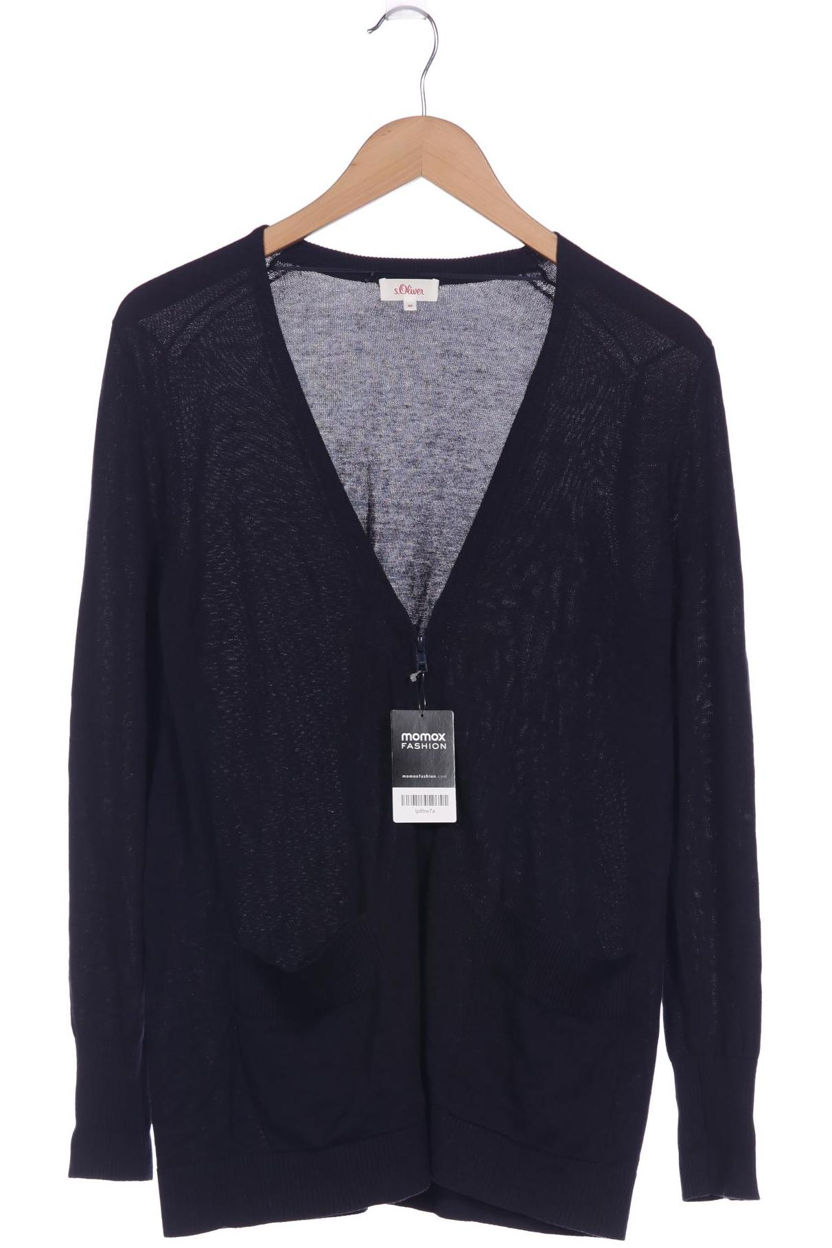 

s.Oliver Damen Strickjacke, marineblau, Gr. 40