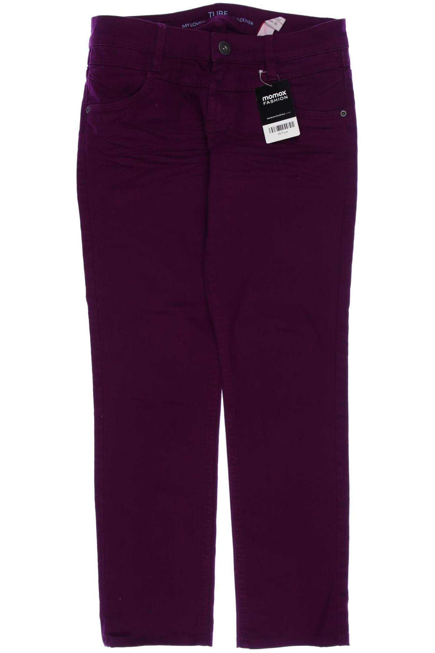 

s.Oliver Damen Jeans, bordeaux, Gr. 36