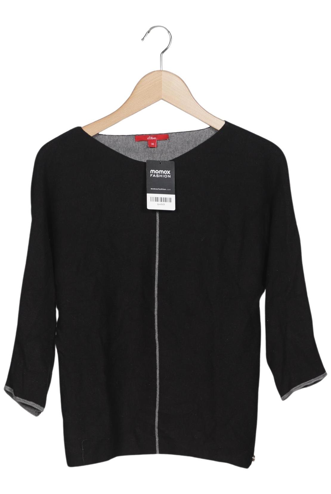 

s.Oliver Damen Pullover, schwarz, Gr. 36