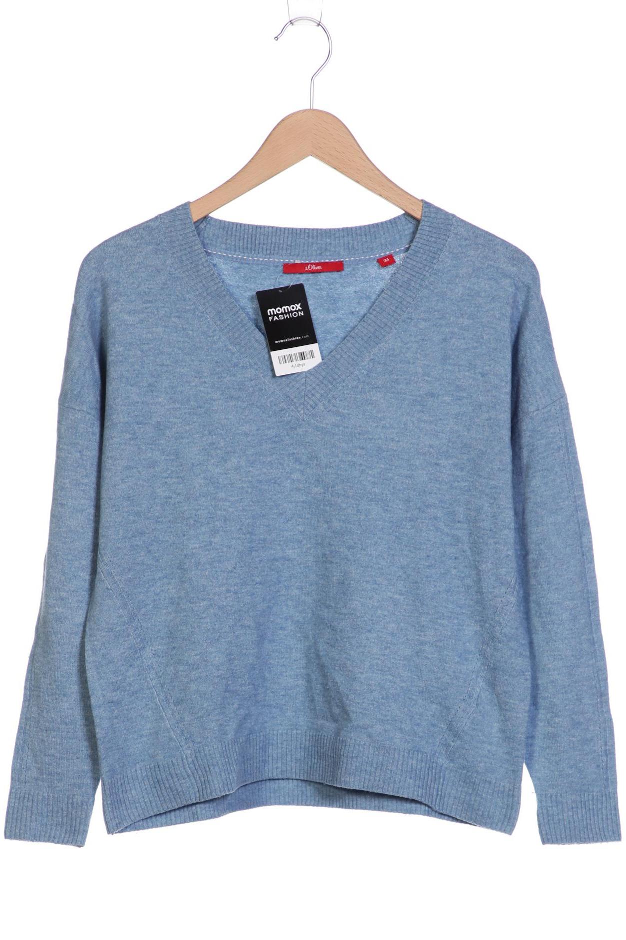 

s.Oliver Damen Pullover, hellblau, Gr. 34
