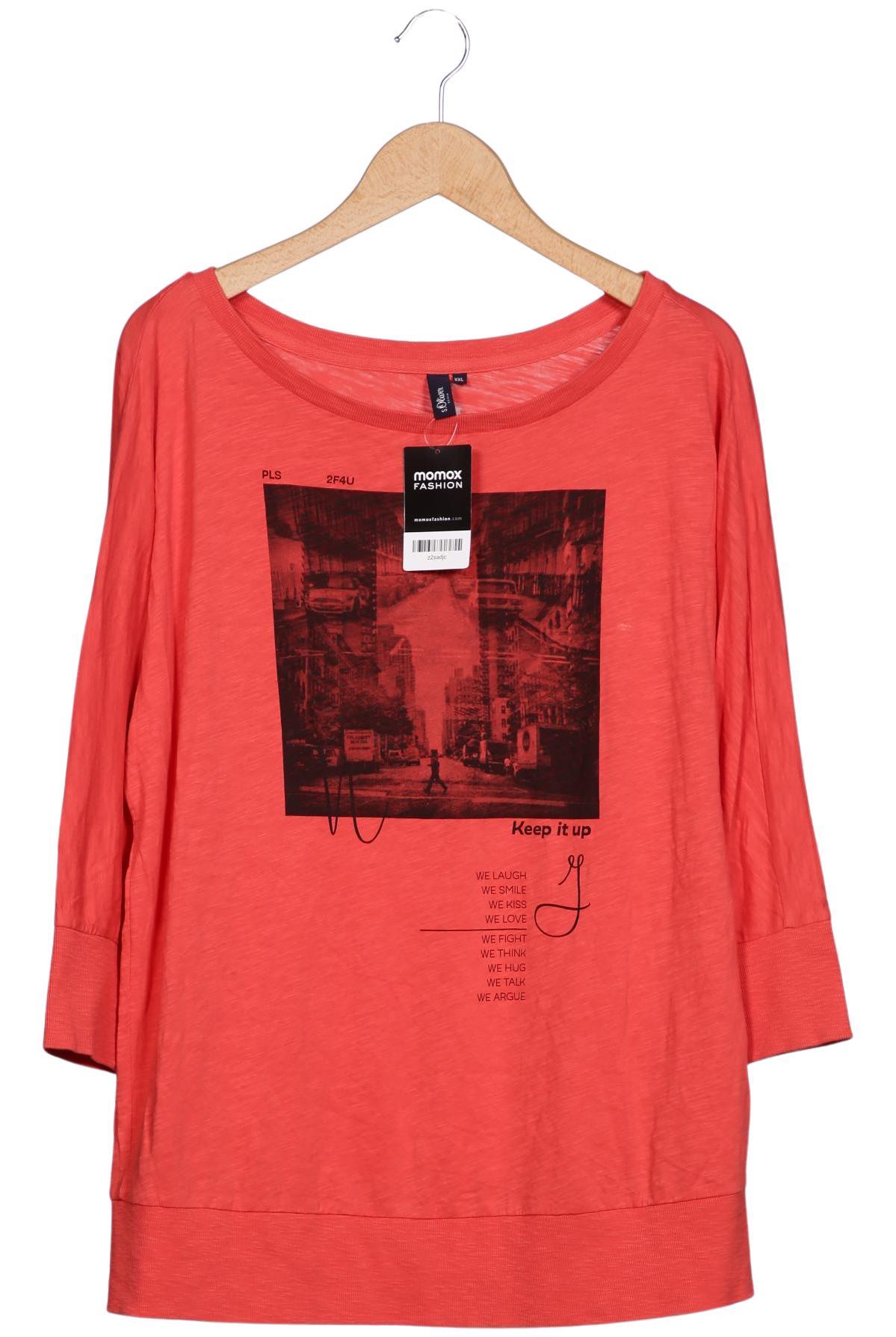 

s.Oliver Damen Langarmshirt, rot, Gr. 46