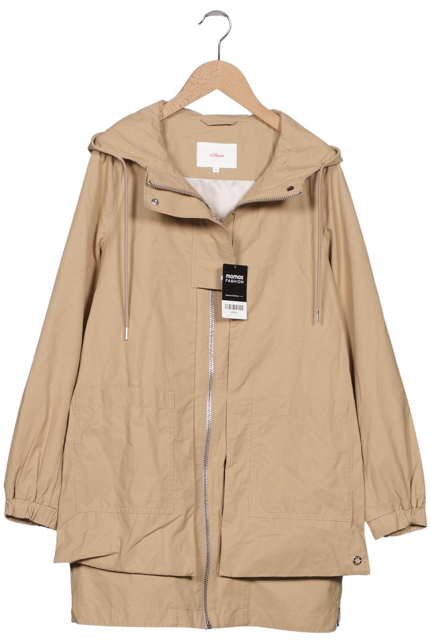 

s.Oliver Damen Mantel, beige, Gr. 34